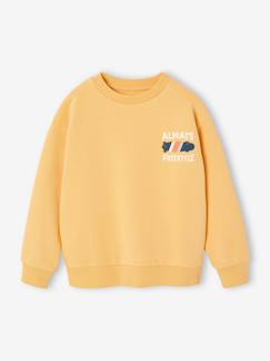 Sweat col rond garçon manches lo