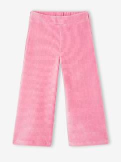 Fille-Pantalon fille large en velours 