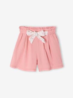 Fille-Short-Short en gaze de coton fille