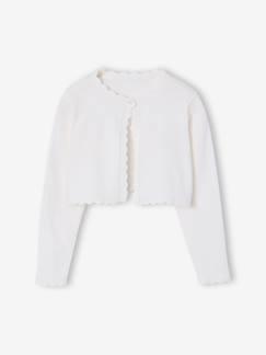 Mädchen-Pullover, Strickjacke, Sweatshirt-Bolero Mädchen mit einem Knopf