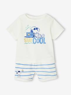 Bébé-T-shirt, sous-pull-Ensemble bébé t-shirt et short Snoopy