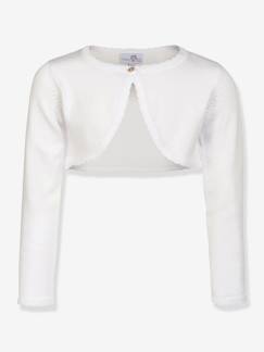 Mädchen-Pullover, Strickjacke, Sweatshirt-Bolero Mädchen mit Wellsaum Happy Girls