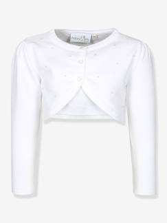 Fille-Pull, gilet, sweat-Boléro fille perlé Happy Girls