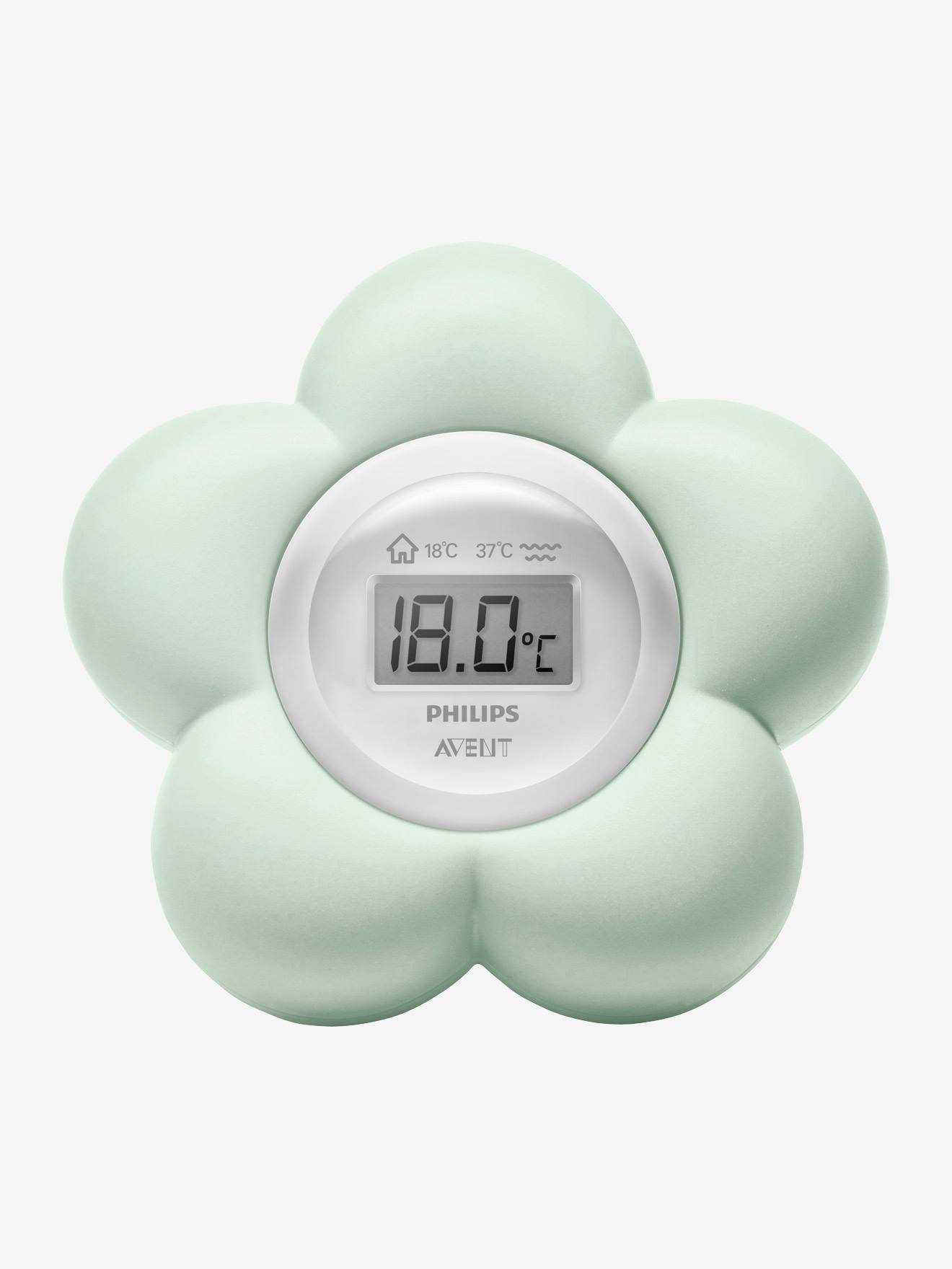 Thermomètre numérique 2 en 1 Philips AVENT forme fleur - vert, Puériculture