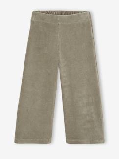 Fille-Pantalon fille large en velours 