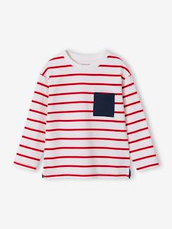 Junge-T-Shirt, Poloshirt, Unterziehpulli-Jungen Ringelshirt, personalisierbar