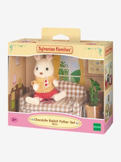 -5013 - Papa Lapin Chocolat avec salon SYLVANIAN FAMILIES
