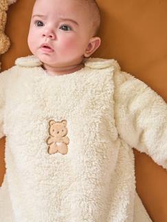 Bettwäsche & Dekoration-Baby-Bettwäsche-Schlafsack-Baby Winterschlafsack KLEINER BÄR mit abnehmbaren Ärmeln, Teddyfleece TOG 3