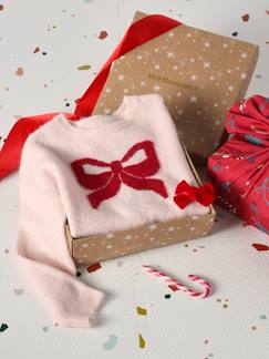 Mädchen-Pullover, Strickjacke, Sweatshirt-Geschenkset für Mädchen mit Jacquard-Pullover und Accessoire