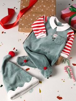 Baby Geschenk-Set: Weihnachts-Strampler & Mütze