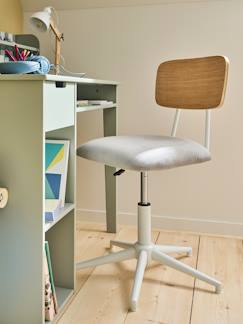 Chaise de bureau métal et bois LIGNE SCHOOL