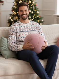 Vêtements de grossesse-Pyjama 2 pièces homme famille Noël