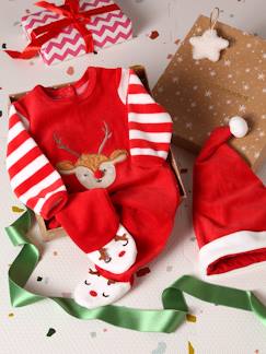 Baby Weihnachts-Geschenkset: Strampler & Mütze