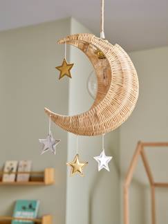 Bettwäsche & Dekoration-Dekoration-Kinderzimmer Lampenschirm MOND aus Rattan