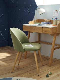 Chaise enfant en tissu chiné