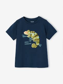 Garçon-T-shirt, polo, sous-pull-T-shirt-Tee-shirt garçon motif à sequins réversibles 