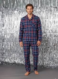 Vêtements de grossesse-Pyjama homme flanelle capsule famille