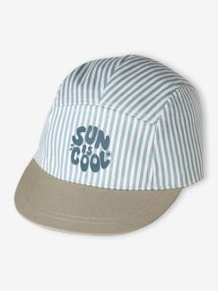 Casquette bébé rayée