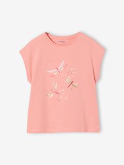 Fille-T-shirt, sous-pull-T-shirt-Tee-shirt motif fantaisie fille