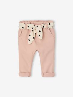 Mädchen-Baby Paperbag-Hose mit Gürtel