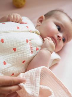 Bettwäsche & Dekoration-Baby-Bettwäsche-Schlafsack-Baby Schlafsack aus Bio-Musselin MEIN HERZ TOG 2,5, personalisierbar