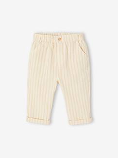Baby-Hose, Jeans-Hose in Leinen-Optik Baby