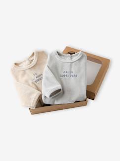 2er-Pack Baby Samt-Schlafanzüge, Geschenkbox zur Geburt