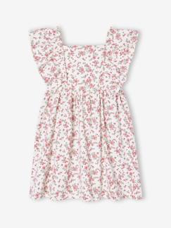 Fille-Robe-Robe fille manches papillon