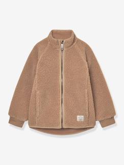 Junge-Mantel, Jacke-Jacke-Teddyfleece-Jacke mit Reissverschluss Kinder MATCEDRIC MINI A TURE