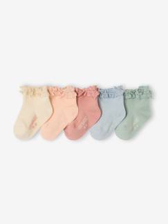 Baby-Socken, Strumpfhose-5er-Pack Socken Baby Mädchen