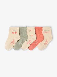 Baby-Socken, Strumpfhose-5er-Pack Baby Socken CHERRY