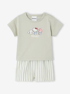 Bébé-T-shirt, sous-pull-Ensemble Hello Kitty T-shirt et short