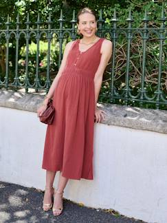 Robe longue grossesse et allaitement