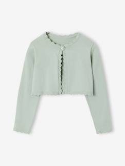 Mädchen-Pullover, Strickjacke, Sweatshirt-Bolero Mädchen mit einem Knopf
