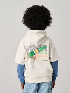 Sweat garçon double manche