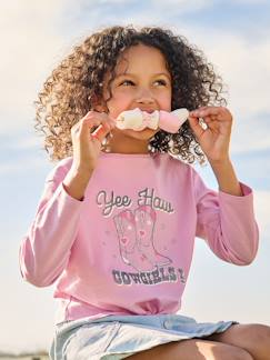 Mädchen-Set aus Musselin-Kleid und Weste aus Teddyfleece Mädchen