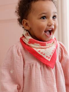 Baby-Hemd, Bluse-Baby-Set aus Bluse und Halstuch, Blumenstickerei personalisierbar