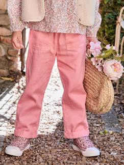 Fille-Pantalon fille style paperbag Lyocell fluide 
