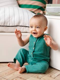 Baby-Latzhose, Overall-Musselin-Overall Baby