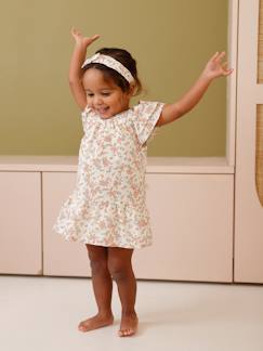 Bébé-Ensemble-Ensemble bébé fille robe, bloomer et bandeau