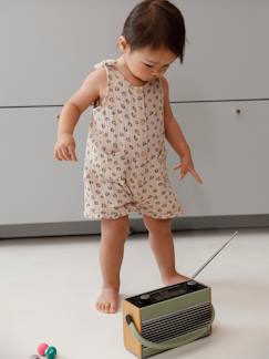 Baby-Latzhose, Overall-Bedruckter Kurzoverall Mädchen Baby