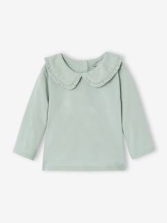 Bébé-T-shirt bébé manches longues col claudine