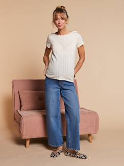Vêtements de grossesse-Jean large de grossesse 