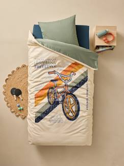 Linge de maison et décoration-Linge de lit enfant-Parure fourre de duvet et taie d'oreiller enfant BMX