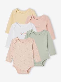 Bébé-Bodies manches longues bébé fleuris