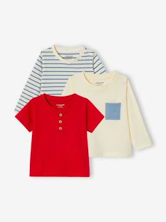 Bébé-T-shirt, sous-pull-Lot 3 T-shirts bébé
