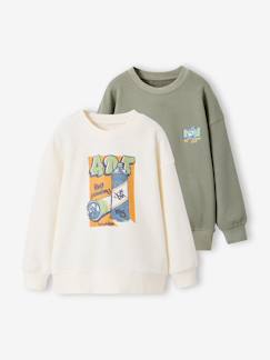 Junge-Pullover, Strickjacke, Sweatshirt-2er-Pack Sweatshirts Jungen JONEN