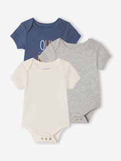 Baby-Body-3er-Pack mitwachsende Baby Schlupfbodys mit kurzen Ärmeln