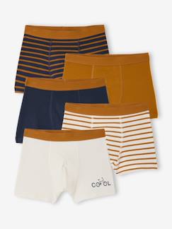Garçon-Sous-vêtement-Lot 5 boxers garçon vélo