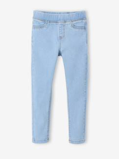 Mädchen-Jeans-Jeggings Mädchen BASIC 2 Taschen hinten